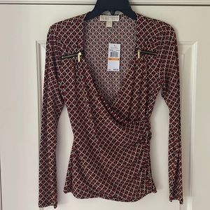 NWT Michael Kors Long Sleeve Top